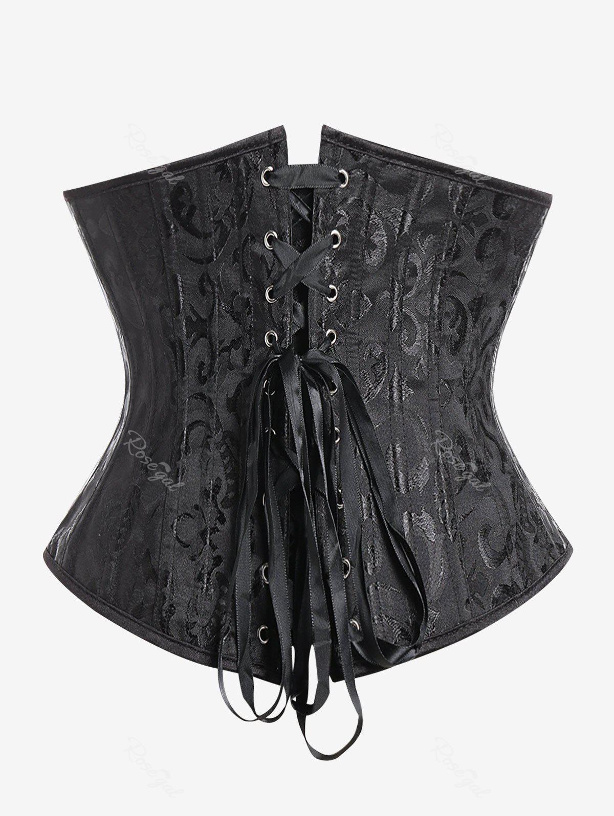 💗Andrea Loves💗 Gothic Plus Size Lace-up Boning Underbust Corset