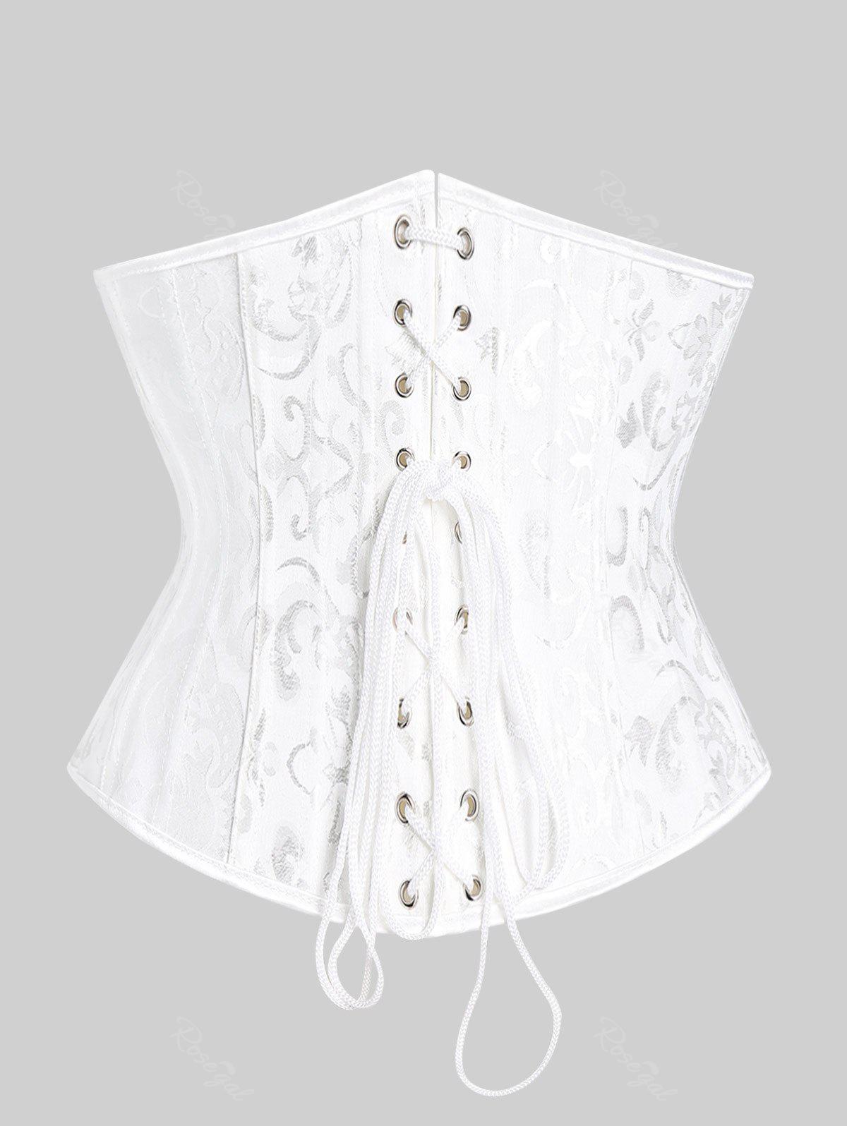 💗Jennifer Loves💗 Gothic Plus Size Lace-up Boning Underbust Corset