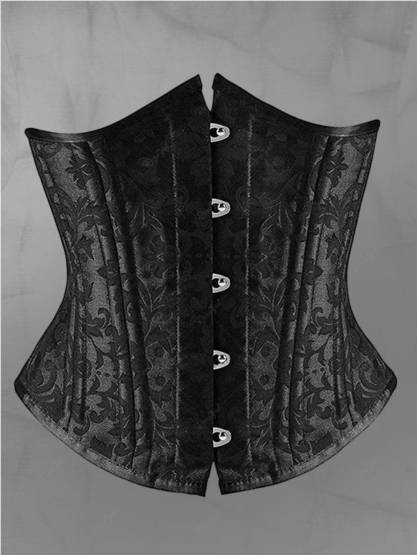 💗Lauren Loves💗Gothic Plus Size Lace-up Boning Underbust Brocade Corset