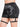 Gothic Mesh Overlay Tie Dye Grommets Buckle Garter Shorts