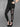 Gothic Plus Size Fishnet Panel Buckle Grommets Pockets Skinny Pants