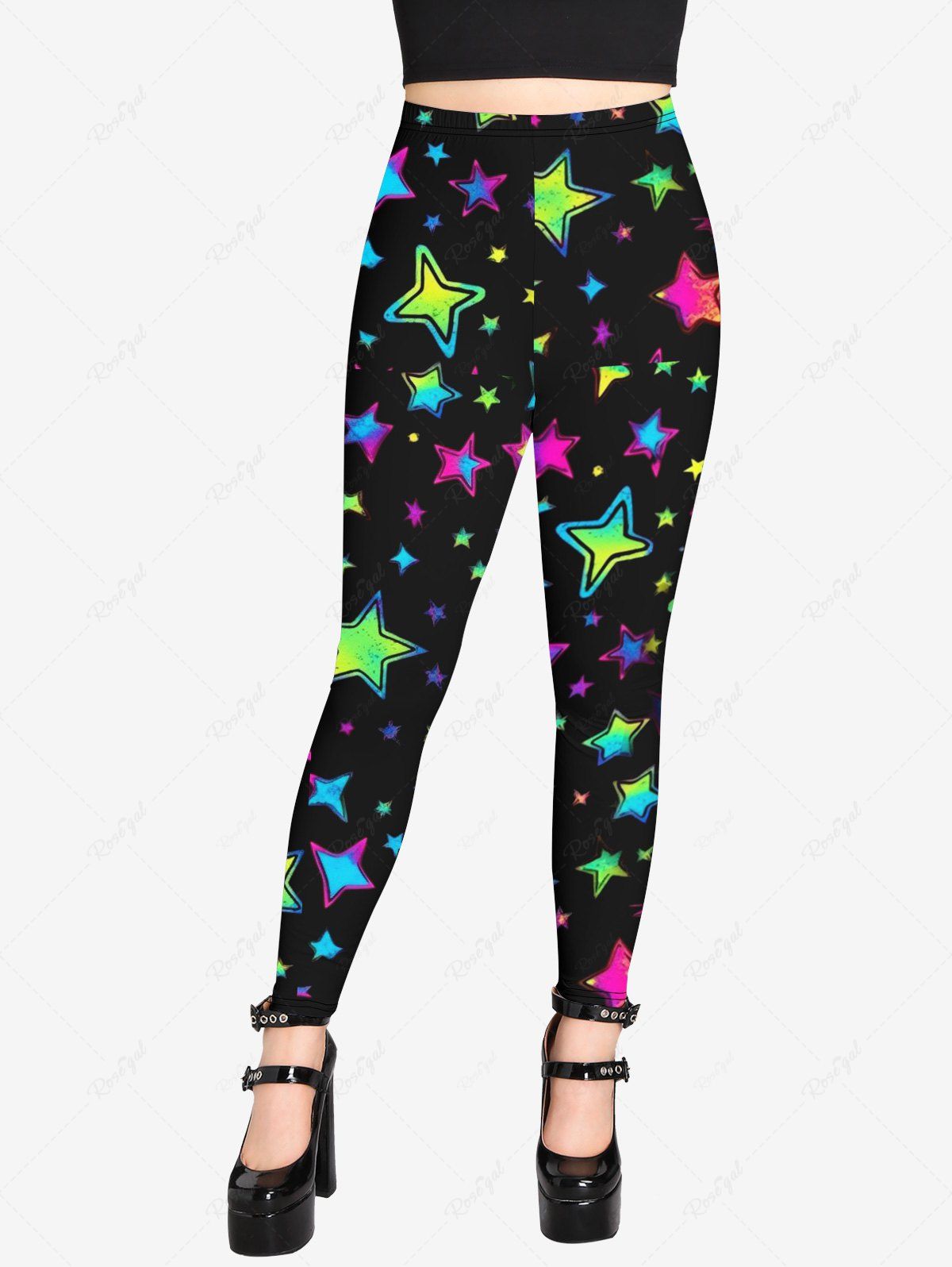 Star pattern leggings sale