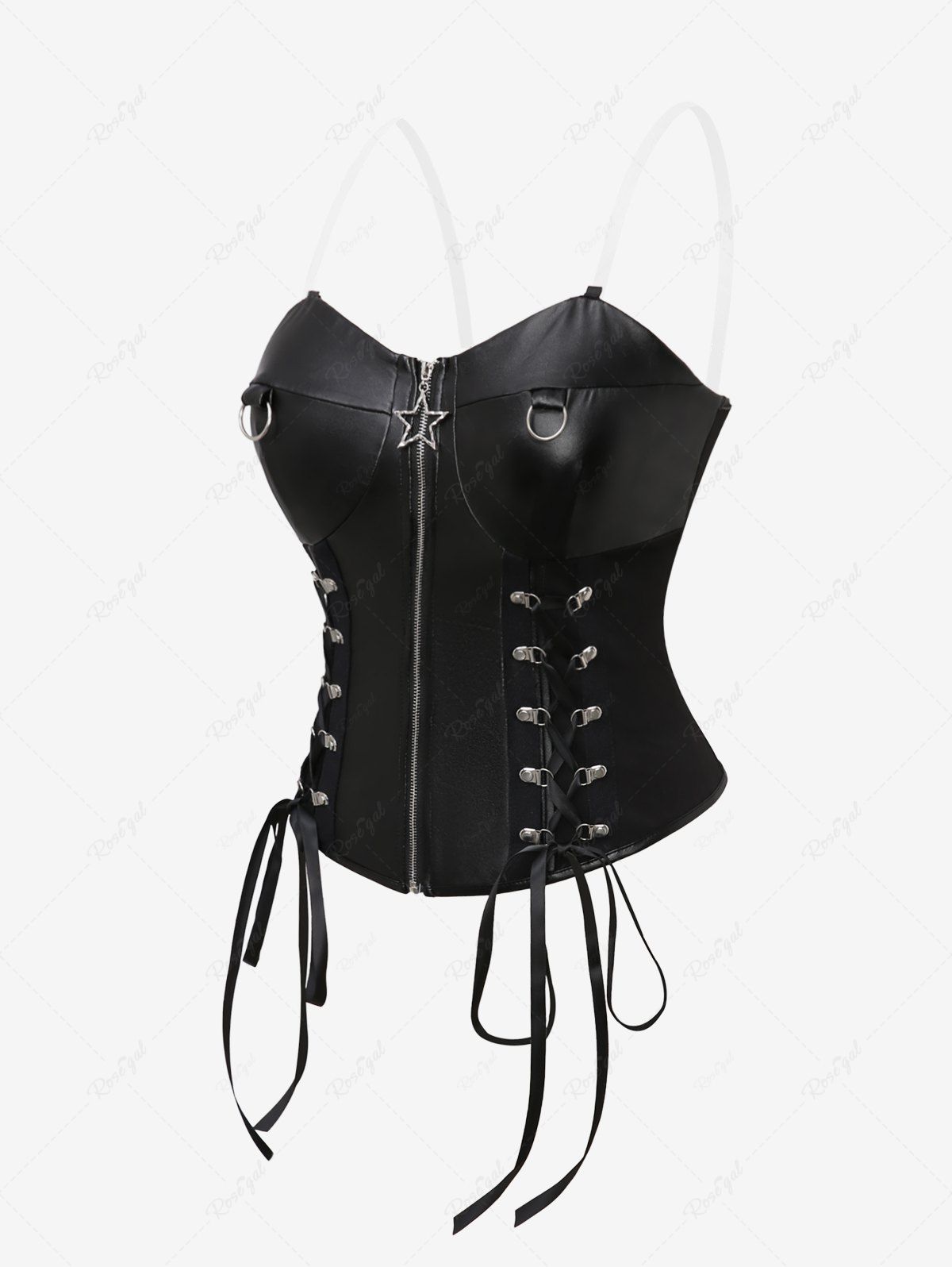 Lace up Boning Corset Top