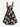 Gothic Plus Size Christmas 3D Skeleton Gingerbread Snowman Snowflake Elk Ghost Star Print A Line Tank Dress