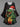 Gothic Flare Sleeves Christmas Tree Hat Dinosaur Stars Print A Line Dress