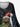 Gothic Plus Size Flare Sleeves Christmas Hat Ghost Tree Ball Stars Symbol Print A Line Dress