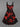 Gothic Plus Size Ink Splatter Christmas Tree Moon Bloody Print A Line Tank Dress