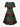 Gothic Plus Size Colorful Gamepad Print Cinched A Line Dress