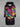 Gothic Plus Size Colorful Paint Drop Heart Print Valentines Pocket Drawstring Pullover Long Sleeves Hoodie