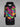 Gothic Colorful Paint Drop Heart Print Valentines Pocket Drawstring Pullover Long Sleeves Hoodie