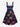 Gothic Plus Size Colorful Glitter Ombre Striped Heart Floral Print Valentines A Line Backless Tank Dress