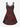 Gothic Plus Size Rivet Bear 3D Print Crisscross Cami Dress