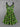 Gothic Skulls Bottle Leaf Flower Print Crisscross A Line Cami Dress