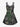 Gothic Plus Size Skulls Bat Spider Web Print Crisscross Ombre A Line Cami Dress