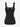 Gothic Mesh Lace Up Grommet Buckle Backless Tank Top