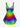 Gothic Plus Size Ombre Color Print Cinched Backless Tank Top