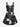 Gothic Plus Size Cats Print Crisscross Cami Dress