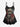 Gothic Plus Size Skull Rose Flower Moon Candle Horn Ethnic Graphic Print Boyleg Tankini Swimsuit (Adjustable Shoulder Strap)