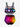 Gothic Plus Size Colorful Ombre Cat Galaxy Painting Splatter Print Backless Tankini Swimsuit (Adjustable Shoulder Strap)