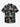 Gothic Plus Size Crane Pine Print Button Pocket Shirt For Men