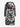 Gothic Skull Checkerboard Palm Print Kangaroo Pocket Drawstring Hoodie