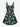 Gothic Plus Size Skull Alien Plaid Planet Rocket Ombre Lightning Leopard Print Crisscross A Line Cami Dress