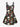 Gothic Plus Size 3D Skulls Colorful Floral Print Halloween Costume Crisscross A Line Cami Dress