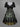 Gothic Plus Size Tree Branch Bird Fence Wizard Print Halloween Costume Cinched A Line Dress