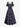 Gothic Plus Size Sun Moon Skeleton Colorblock Print Halloween Costume Crisscross A Line Maxi Dress