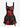 Gothic Bloody Rose Flower Print Halloween Costume Lace Up A Line Tank Dress