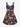 Gothic Plus Size Butterfly Floral Leaf Stars Print Crisscross A Line Cami Dress