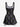 Gothic Skeleton Dancer Bat Spider Print Halloween Costume Lace Up A Line Tank Dress