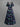 Gothic Plus Size Ombre Bat Print Halloween Costume Crisscross A Line Maxi Dress