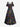 Gothic Plus Size Colorful Tarot Print Halloween Costume Crisscross A Line Maxi Dress