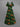 Gothic Plus Size Christmas Tree Light Bowknot Print Crisscross A Line Maxi Dress